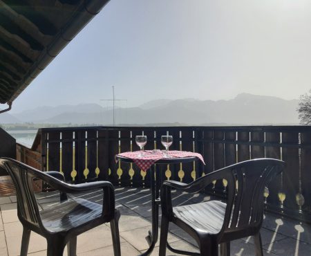 Ferienwohnung 3 - Balkon Blick auf die Berge